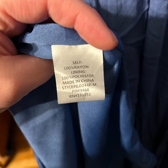 Baltic Born Felicity Smoked Dress, Blue - Picture 5 of 6